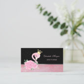 Baby Flamingo Evenementenplanner Visitekaartje (Staand voorkant)