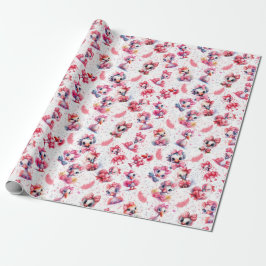 Baby Flamingo Holiday Wrapping Paper Cadeaupapier