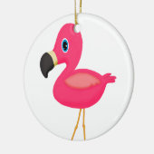 Baby Flamingo Keramisch Ornament (Links)