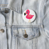 Baby Flamingo Ronde Button 5,7 Cm (In situ)