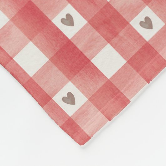 Baby Fleece Deken w / Waterverf Snowman (Hoek)