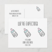 Baby Fles Briefkaart (Voorkant / Achterkant)