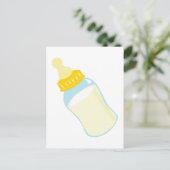 Baby fles briefkaart (Staand voorkant)
