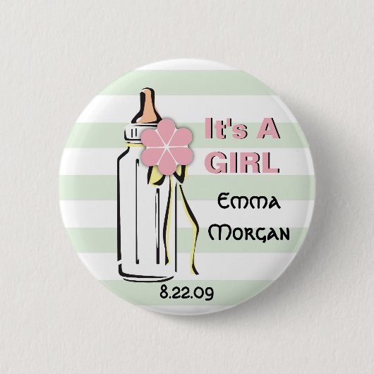 Baby fles - Button (Voorkant)