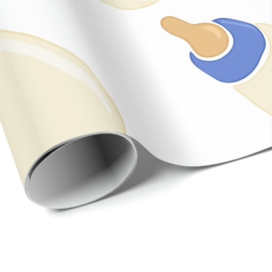 Baby fles cadeaupapier (Rol Hoek)