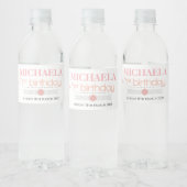 Baby Fles Douche Labels, 1e verjaardagsfeestje Waterfles Etiket (Flessen)