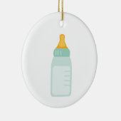 Baby fles keramisch ornament (Rechts)