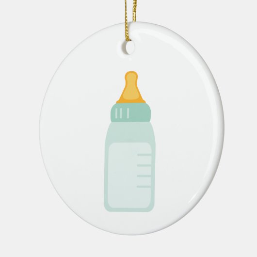 Baby fles keramisch ornament (Links)