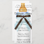 Baby flesdouche-uitnodiging kaart (Voorkant / Achterkant)