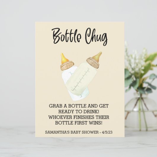 Baby flesje Drink uit gametecho (Staand voorkant)