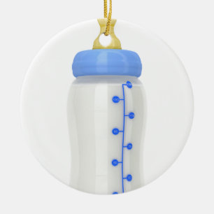 Baby flesje keramisch ornament