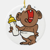 baby flesje keramisch ornament (Achterkant)