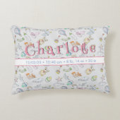 Baby, flesjes en speelgoed voor de Baby Accent Kussen (Voorkant)