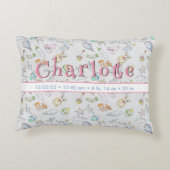 Baby, flesjes en speelgoed voor de Baby Accent Kussen (Achterkant)