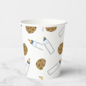 Baby Flessen Melk en koekjes Baby shower Papieren Bekers (Rechts)