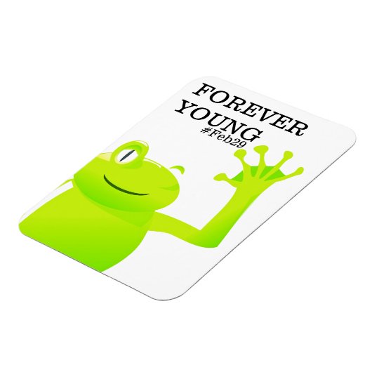 Baby Flexibel magneet met Leap Year/Leap Day (Linkerzijde)