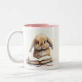 Baby Flop-Oor Konijn Lezer Mok (Links)