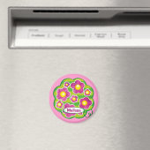Baby Flowers - roze magneet (Insitu (Vaatwasser))