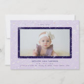 Baby Flurry | Horizontale geboorteaankondiging Kaart (Voorkant)