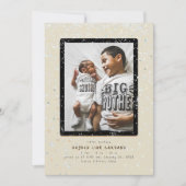 Baby Flurry | Verticale geboorteaankondiging Kaart (Voorkant)