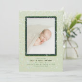 Baby Flurry | Verticale geboorteaankondiging Kaart (Staand voorkant)