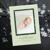 Baby Flurry | Verticale geboorteaankondiging Kaart