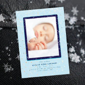 Baby Flurry | Verticale geboorteaankondiging Kaart