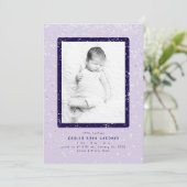 Baby Flurry | Verticale geboorteaankondiging Kaart (Staand voorkant)