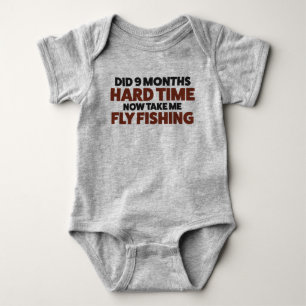 Baby Fly Fishing Jersey Bodysuit Shirt