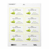 Baby Food Jar label (Full Sheet)