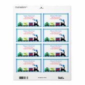 Baby Food Jar label (Full Sheet)