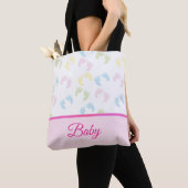 Baby Foot Prints Canvas tas (Dichtbij)