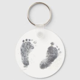 Baby Foot prints Sleutelhanger