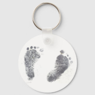 Baby Foot prints Sleutelhanger
