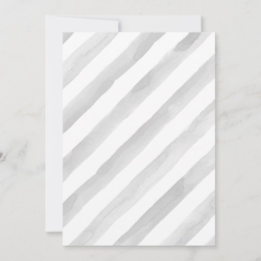 Baby Footprint Gender Reveal Party Kaart (Achterkant)