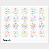 Baby Footprints- Baby shower Sticker (Vel)
