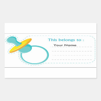 Baby Fopspeen Sticker : Dit behoort tot