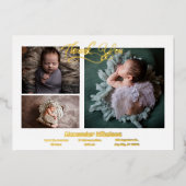 Baby Foto Aankondiging van geboorte (Voorkant)