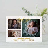 Baby Foto Aankondiging van geboorte (Staand Voorkant)
