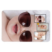 Baby Foto Afbeelding Montage Magneet (Horizontaal)