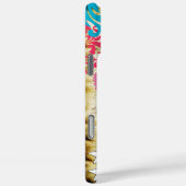 Baby Foto Baby Stats Damask Burnt Edge iPhone Case-Mate iPhone Case (Achterkant / Rechts)