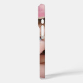 Baby Foto Baby Stats Roze Ooievaar Case-Mate iPhone Case (Achterkant / Links)