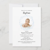 Baby Foto Christelijke Baptism Religieuze Gebeurte Kaart (Voorkant)