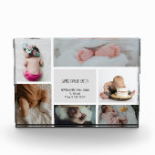 Baby Foto Collage Keepomwille Naam Geboortedatum (Voorkant)