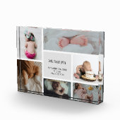 Baby Foto Collage Keepomwille Naam Geboortedatum (Rechts)