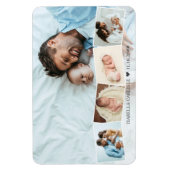 Baby Foto collage Zigzag Photo Strip Magnet Magneet (Verticaal)