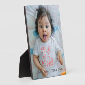 Baby Foto Draaien Een Fotoplaat (Zijkant)