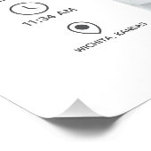 Baby Foto en statistieken Perfect Poster (Hoek)