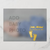 Baby Foto Folie Vakantie Post Kaart (Voorkant)