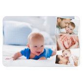 Baby Foto Foto Montage Magneet (Horizontaal)